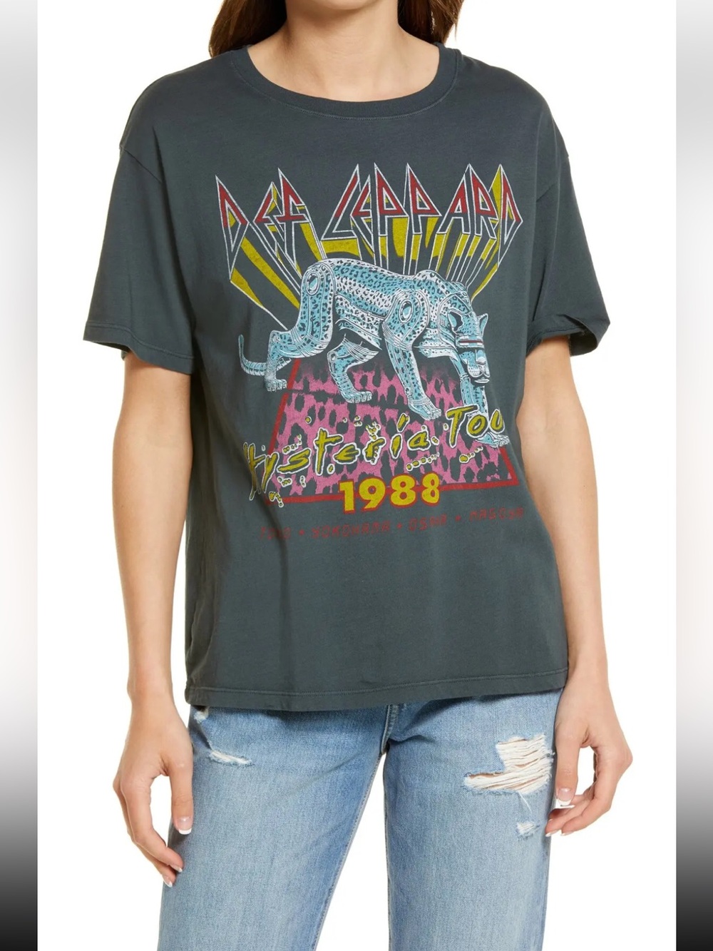 M Daydreamer Def Leppard T-shirt- Hysteria Tour 1988